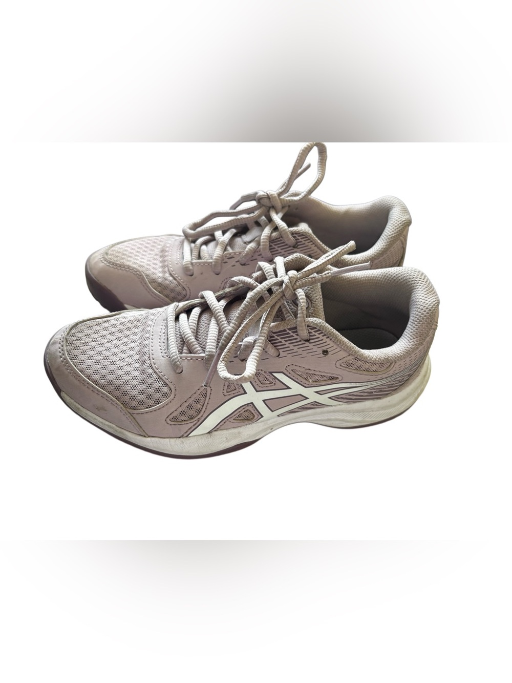 ASICS Girl's Light Purple Athletic Lace-Up Running Shoes
